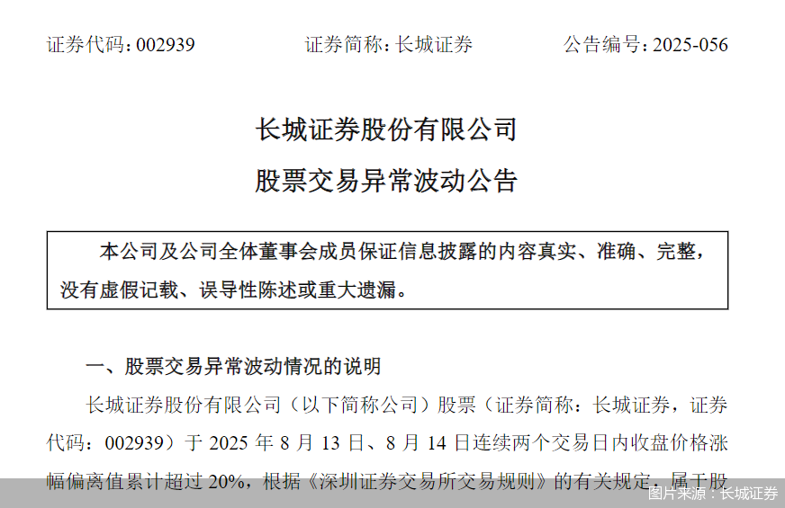 时空科技：股票交易异常波动公告